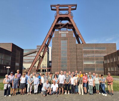 Reisegruppe in der Zeche Zollverein